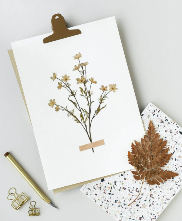 Dried Flower Card